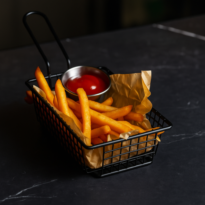 Картофель фри с кетчупом